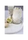 Akayev Mermer 28 Cm Beyaz Yuvarlak 2 Cm Sunum Tabağı