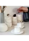 Akayev Mermer Beyaz Ginkgo 3lü Baharatlık