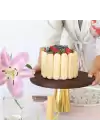 Akayev Ahşap 25 Cm Altın Konik Ayaklı Sunumluk