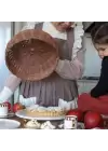 Akayev Mermer Beyaz 28 Cm Altın Boncuk Ayak Geyik Rattan Fanus