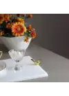 Akayev Mermer Beyaz 30x20 Cm Altın Kuş Sunum Tabağı