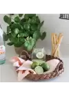 Akayev Rattan 25 cm Kulplu Tepsi