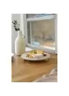 Akayev Traverten 19 Cm Altın Boncuk Ayaklı Sunumluk