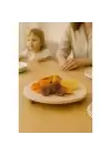 Akayev Traverten 25 Cm Ahşap Boncuk Ayaklı Sunumluk