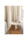 Akayev Traverten 25 Cm Altın Konik Ayak Sunumluk