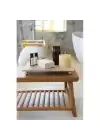 Akayev Traverten 30x15 Cm Altın Boncuk Ayaklı Sunumluk