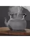 Bambu Saplı Borosilikat Çaydanlık 1100ml.