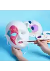 Beyaz Renk Boyanabilir Anonim Tam Yüz Cosplay Maske 24x18 Cm