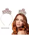 Birthday Princess Kristal Taç – Rose Gold Kaplama