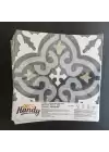 Decohandy  Pvc Duvar Karosu 30x30cm 4lü Paket - Çini Desen  0,36m2