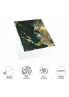 Decohandy Pvc Yapışkanlı Yer Karosu 30x30cm 4lü Paket - Green Edition 0,36m2