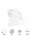 Decohandy  Pvc Yer Karosu 30x30cm 4lü Paket - Mermer Desenli Beyaz  0,36m2