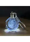 Dolunay Tasarımlı Işıklı Anahtarlık