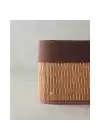 English Home Gina Bambu Sepet 40x30x16 cm Koyu Kahverengi