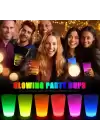 Glow Partisi Bardakları 6 Renk 6 Adet