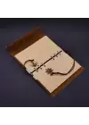 Gri Defter Ve Beyaz Kalem Kutulu Set