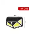 Hareket Sensörlü Bahçe Lambası 114 Led 3 Mod