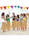 Hawaii Tarzı Hula Eteği – 60 Cm Hasır Natural Etek