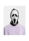 Kapşonlu Çığlık Maskesi Scream Maskesi 33x21 Cm