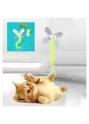 Kelebek Model Elastik Kendinden Yapışkanlı Kedi Oyun Oltası