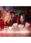 Led Fiber Optik Işıklı Kelebek Saç Klipsi