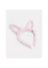 Led Işıklı Peluş Tavşan Kulak Taç Pembe