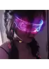 Led Işıklı Vizör Parti Gözlüğü