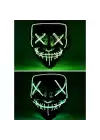 Led Işıklı Yeşil Maske