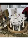 Masaüstü Dantelli Dekoratif Sunum Bali Şemsiyesi