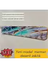 Mermer Desenli Yapışkanlı Askılık