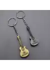 Metal Gitar Anahtarlık