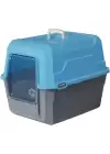 Mikopet Deluxe Mavi Kapalı Kedi Tuvaleti