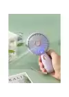 Minimalist Tasarım Işıklı Şarjlı El Fanı