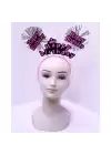 Neon Pembe Happy Birthday Tacı