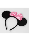 Pembe Fiyonklu Minnie Mouse Tacı