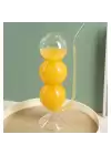 Pipetli Boğumlu Cam Bardak