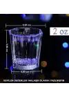 Renkli Led Parlayan Fiber Optik Glow Işıklı Bardak 1 Adet