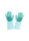 Sihirli Isıya Dayanıklı Silikon Çok Amaçlı Bulaşık Eldiven Fırçası Magic Gloves