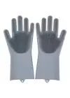 Sihirli Isıya Dayanıklı Silikon Çok Amaçlı Bulaşık Eldiven Fırçası Magic Gloves
