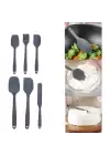 Silikon Spatula Ve Fırça Seti