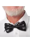 Siyah Payetli Pullu Papyon