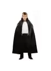 Siyah Renk Yakalı Halloween Pelerini 90 Cm