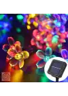 Solar Çiçekli Rgb Dekorasyon Lambası