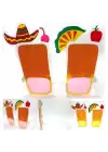 Sombrero Hawaii Fiesta Meyve Figürlü Gözlük