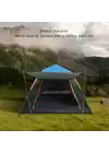 Tam Otomatik Tenteli 6 Kişilik Çadır