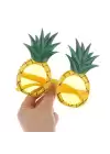 Tropikal Hawaii Ananas Şekilli Parti Gözlüğü