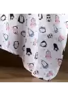 Vagonik Pembe Desenli Bebek Çok Amaçlı Büyük Boy Müslin Örtü & Battaniye 100x120
