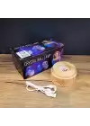 Yonca Tasarımlı Usb Dönen Cam Küre
