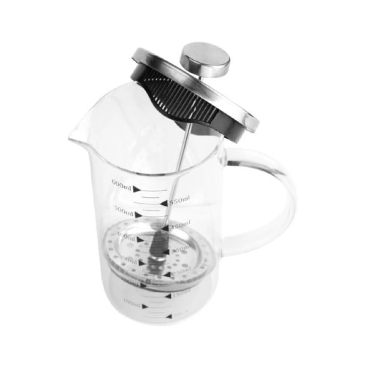 600 Ml Cam French Press Kahve Demleme Makinesi