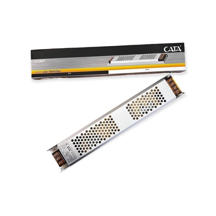 CATA 21A LED TRAFOSU (SÜPER SLİM - FANSIZ) (300w)